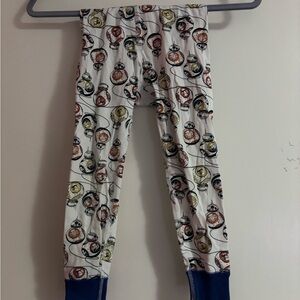 Hanna Andersson White BB-8 Star Wars Pajama Leggings